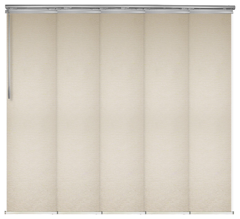 Natalia 5-Panel Track Extendable Vertical Blinds 58-110"W