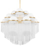 Celestial 12 Light Chandelier Aged Brass