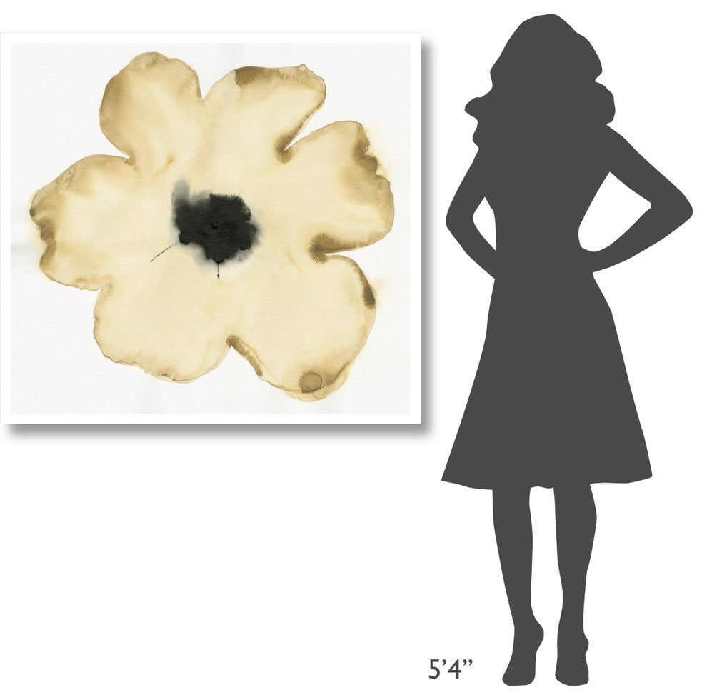 "Suede Fleur II" Digital Paper Print by Shirley Novak, 42"x39"