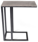 Elements Tanu C-Table End Table Vintage Silver