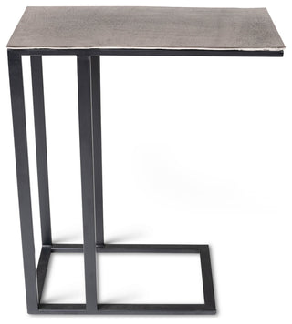 Elements Tanu C-Table End Table Vintage Silver