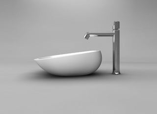 Teknoform Vessel Sink, White Polish