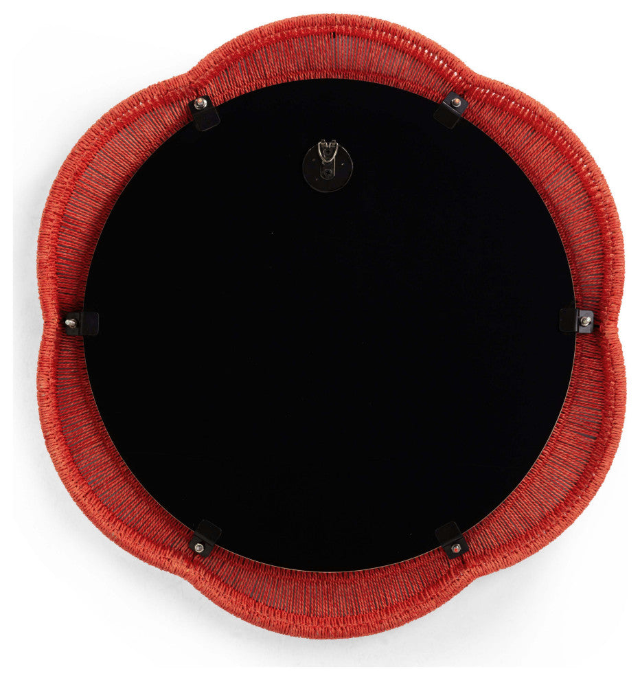 Zeva Wall Mirror, Red