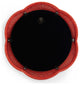 Zeva Wall Mirror, Red