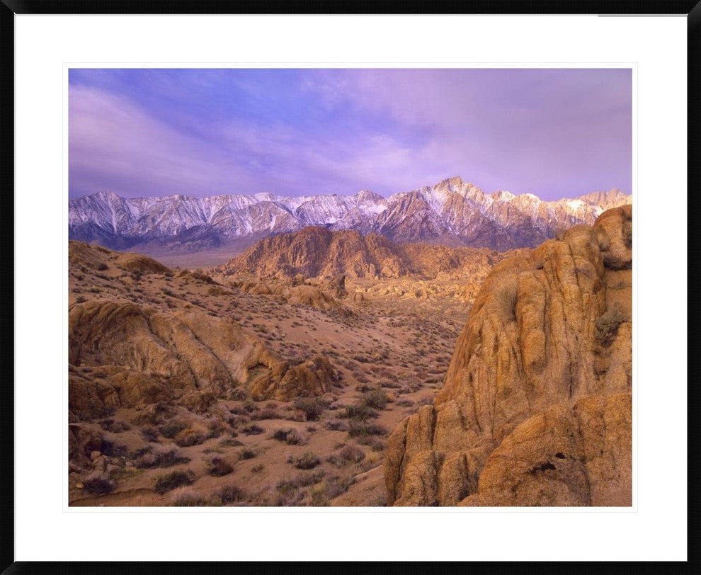 "Sierra Nevada Range from Alabama Hills, California"  by Tim Fitzharris, 40x32"