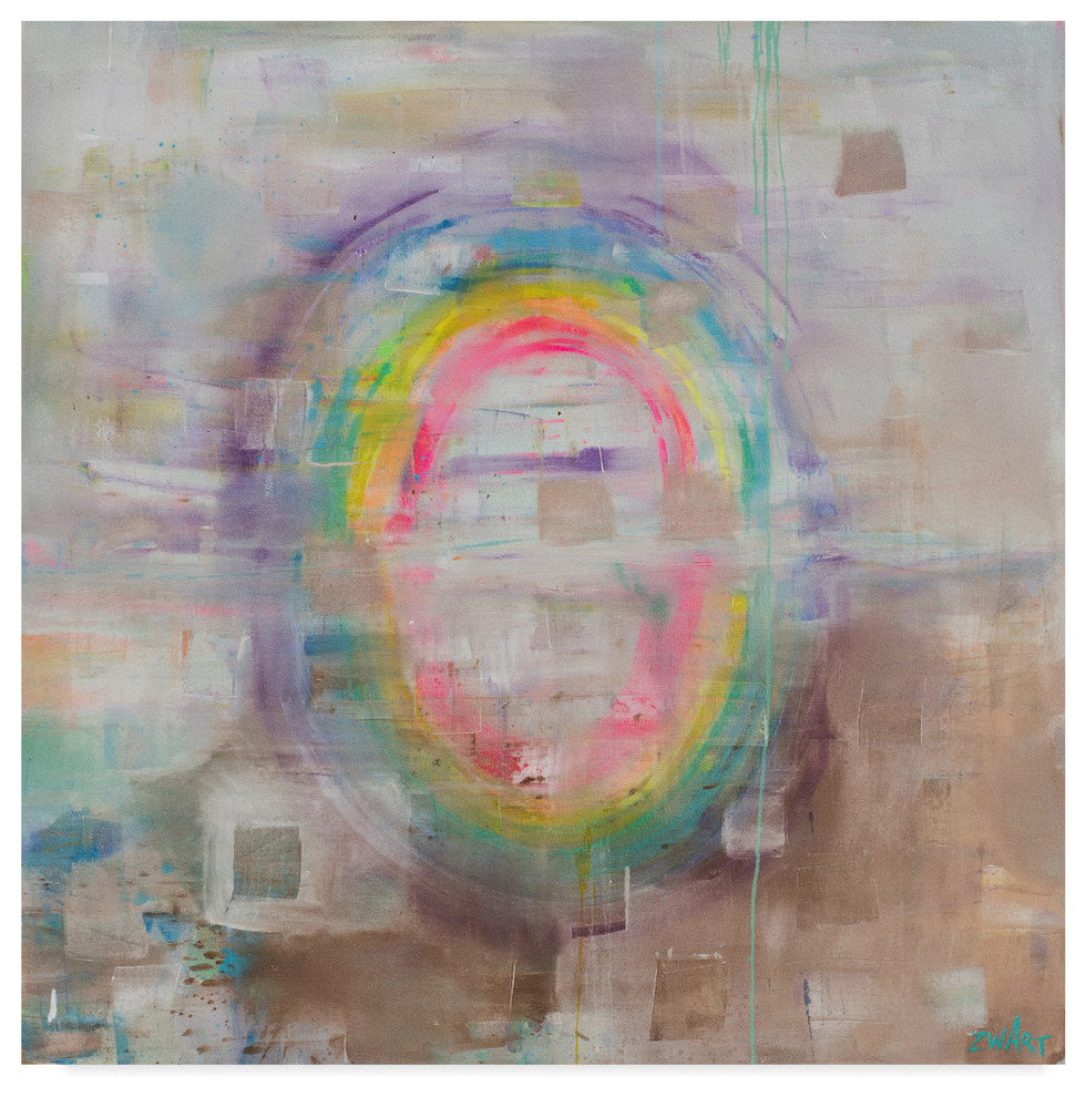 "Rainbow Reflect Mood" by Zwart, Canvas Art