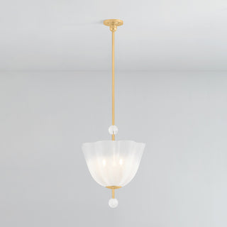 Hudson Valley Lighting Cambria Heights Lantern, Aged Brass