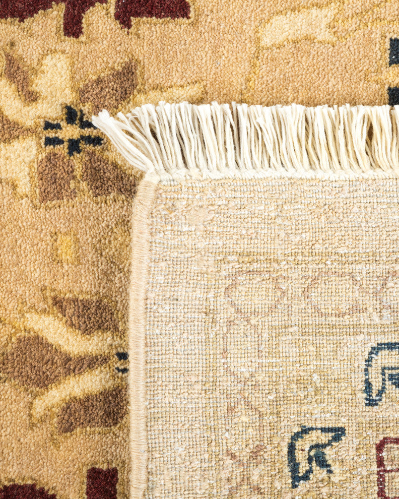 Mogul, One-of-a-Kind Hand-Knotted Area Rug Yellow, 5'10"x9'1"