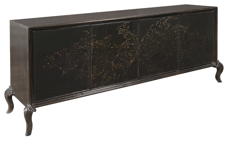 4 Door Media Credenza