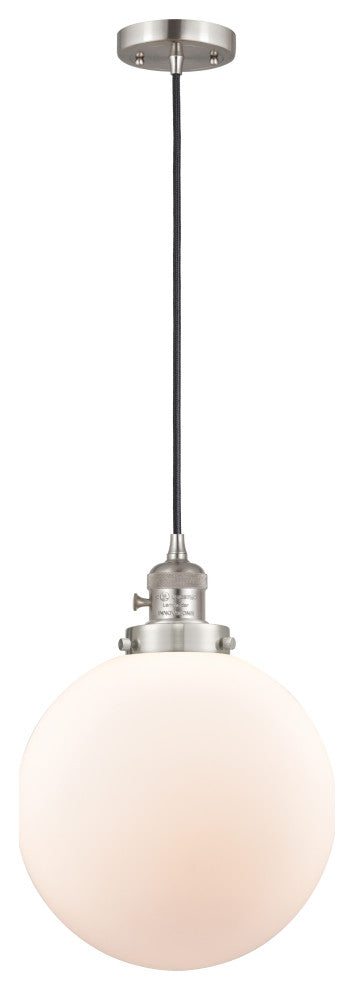 INNOVATIONS 201CSW-SN-G201-10 1-Light Mini Pendant Brushed Satin Nickel