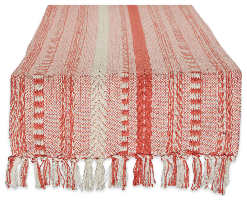 Spice Braided Stripe Table Runner 15x108