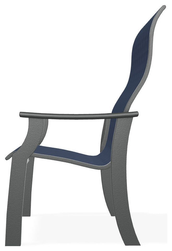 St. Catherine Sling Outdoor Armchair, Mavi/Graphite