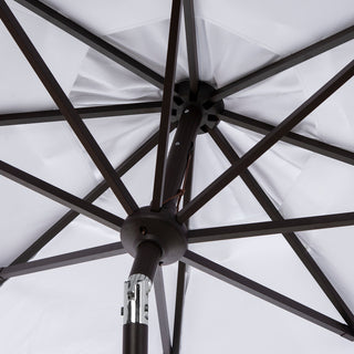 Safavieh Zimmerman Market Outdoor Umbrella With Flap, White