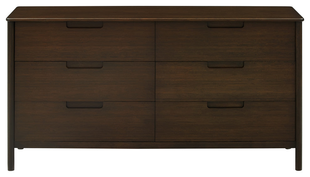 Weston 6-Drawer Dresser, Black Walnut