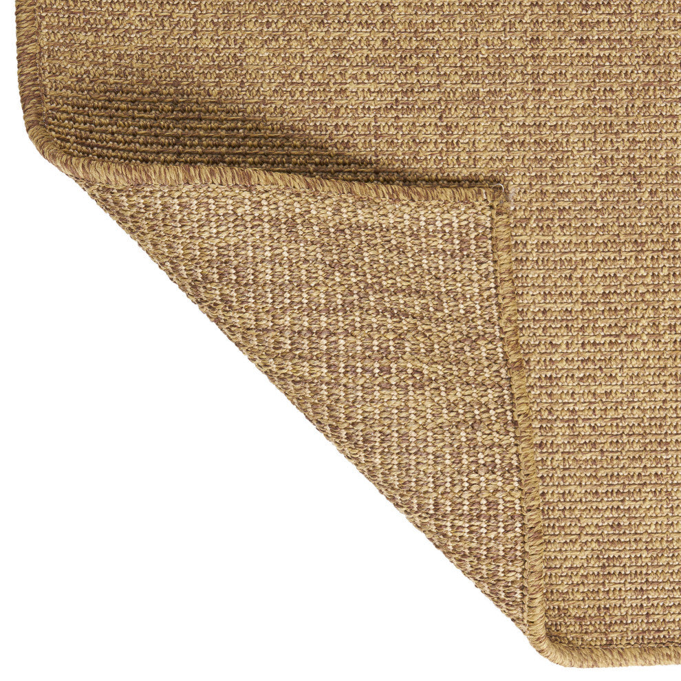 Currie Indoor/Outdoor Area Rug, Natural, 120 W X 94 D X 0.16 H