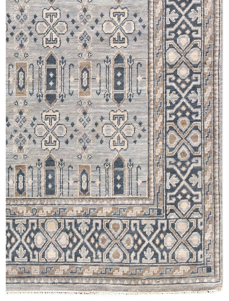 Blu Thames Area Rug, Gray, 2' x 3', Geometric