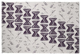 Bongo Beats Rug Rug, Purple, 3'x5'