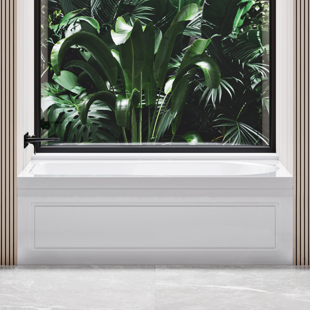 Concorde 60"x32" Acrylic, Alcove, Right-Hand Drain