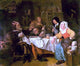Gabriel Metsu Twelfth Night, 20"x25" Wall Decal