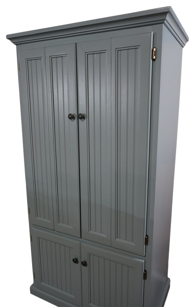 Eagle Furniture Coastal Computer Armoire Work Station, Interesting Aqua
