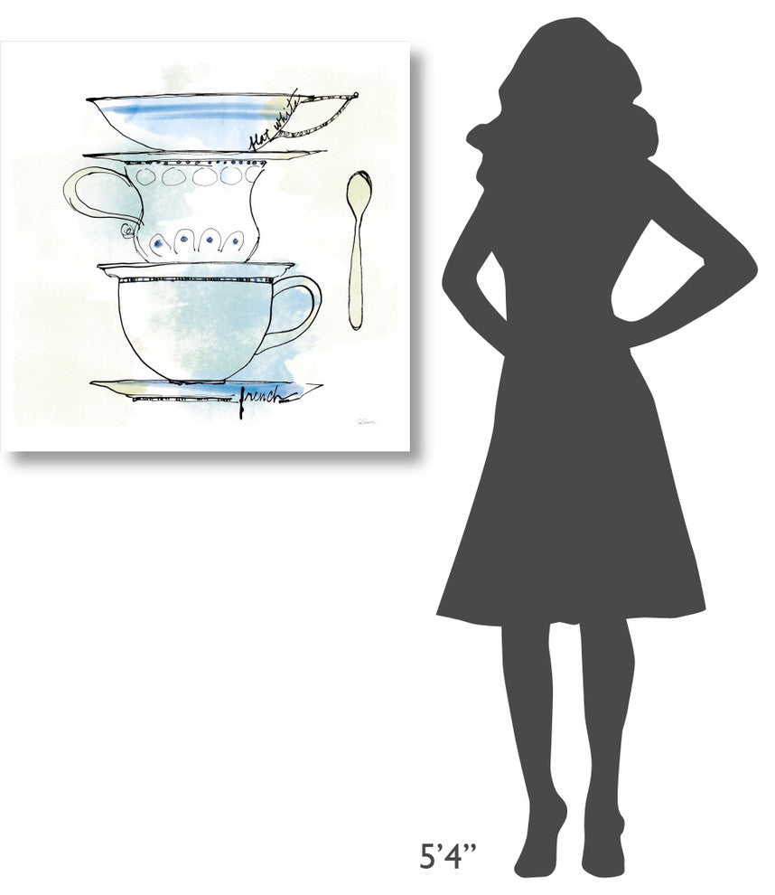 "Good Brew VI" Digital Paper Print by Sue Schlabach, 32"x32"