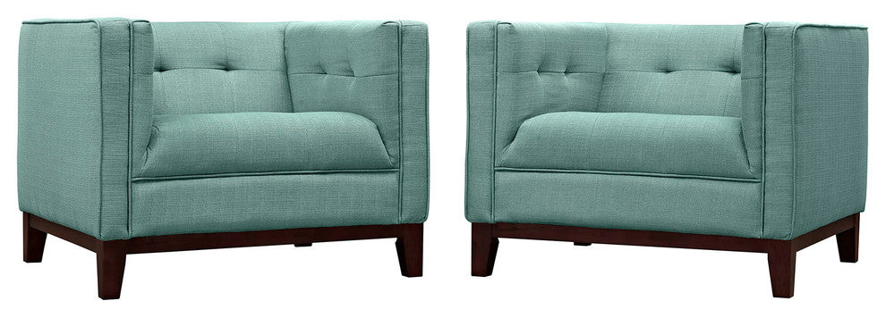 Modern Laguna Serve Armchairs Set of 2