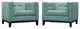 Modern Laguna Serve Armchairs Set of 2