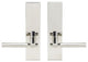 Sequoia Lever, Full Dummy Tubular Pair, Right Hand, Polished Stainless Steel