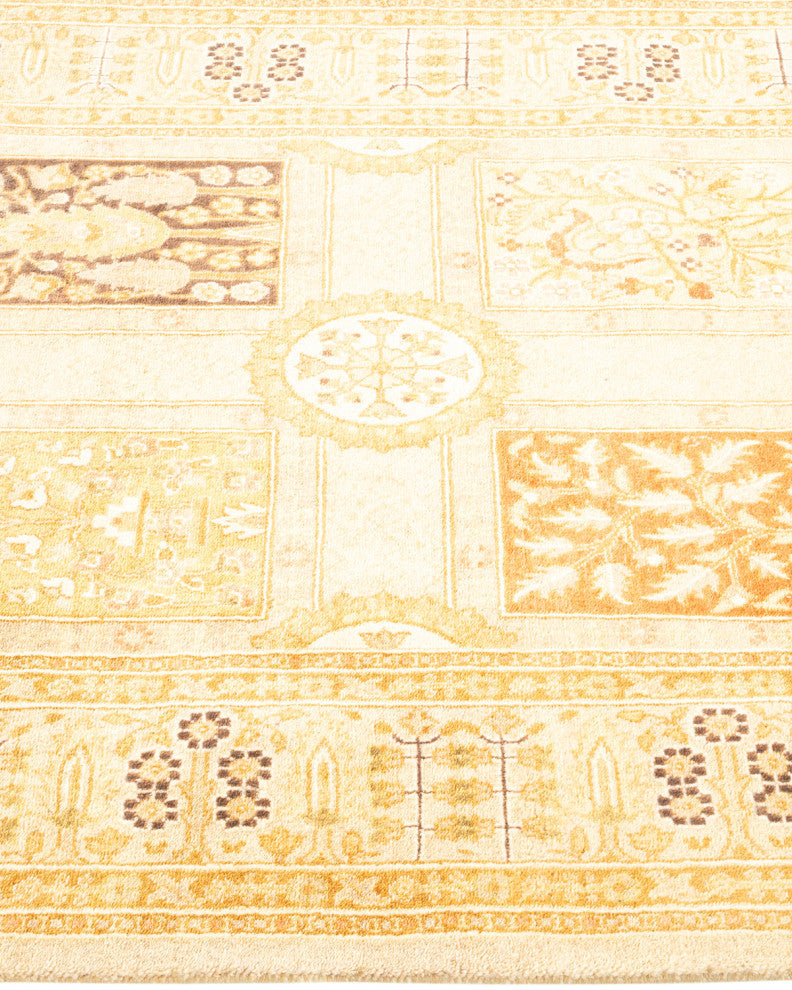Bareilly, One-of-a-Kind Hand-Knotted Area Rug Ivory, 3'0"x9'2"