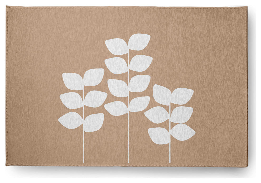 Simple Stems Spring Chenille Rug, Pepper, 4'x6'