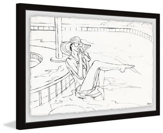 "Sippin' Fresh" Framed Painting Print, 18"x12"