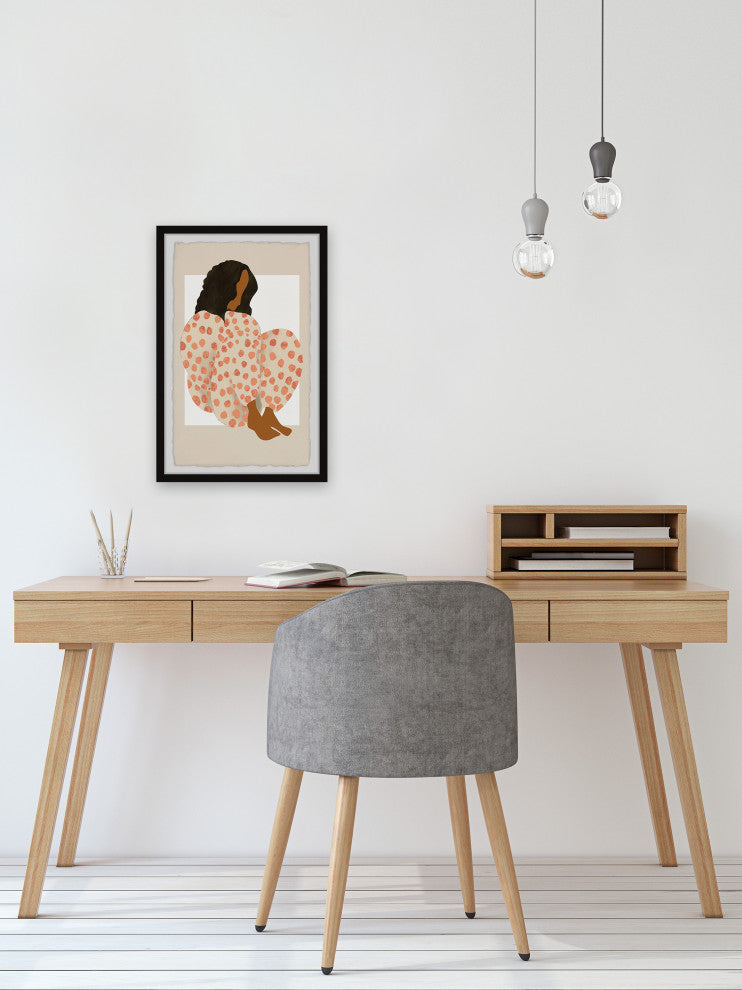 "Just Me" Framed Painting Print, 24x36