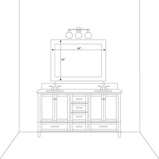 Pendleton Framed Wall Mirror, Satin Nickel, 30"x40"