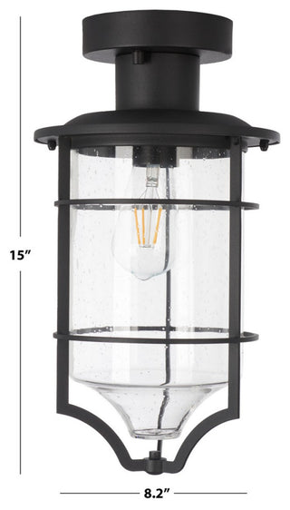 Safavieh Rueda 8.2" Outdoor Flush Mount