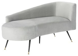 Safavieh Evangeline Parisian Settee, Grey/Black