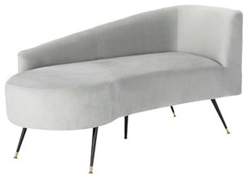 Safavieh Evangeline Parisian Settee, Grey/Black