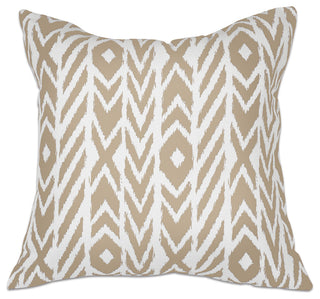24"x24" Pacifica Lounge Throw Pillow by Astella, Fire Island Hemp