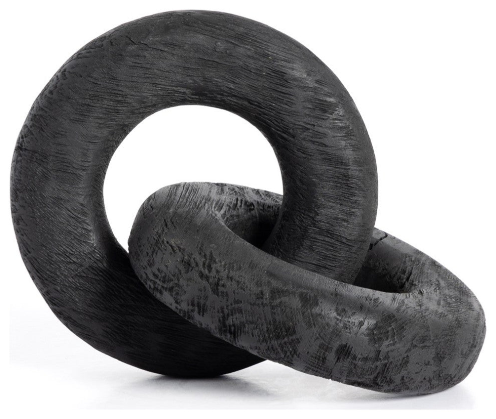 Reclaimed Wood Knot-Carbonized Black