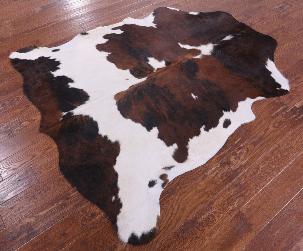 6' 7" X 6' 0" Natural Cowhide Rug C2401