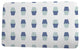 Nantucket Bowling Pins Geometric Print Bath Mat, Blue, 17"x24"