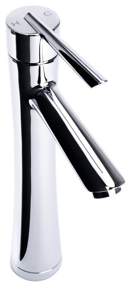 Fontaine Hour Glass Vessel Bathroom Faucet, Chrome