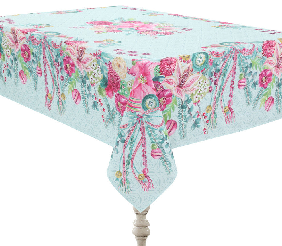 Laural Home Boho Christmas 70" X 144" Tablecloth