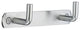 Decorative Hooks For The Home, Brushed Stainless Steel