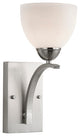 North Bay 1-Light Wall Sconce, Satin Nickel