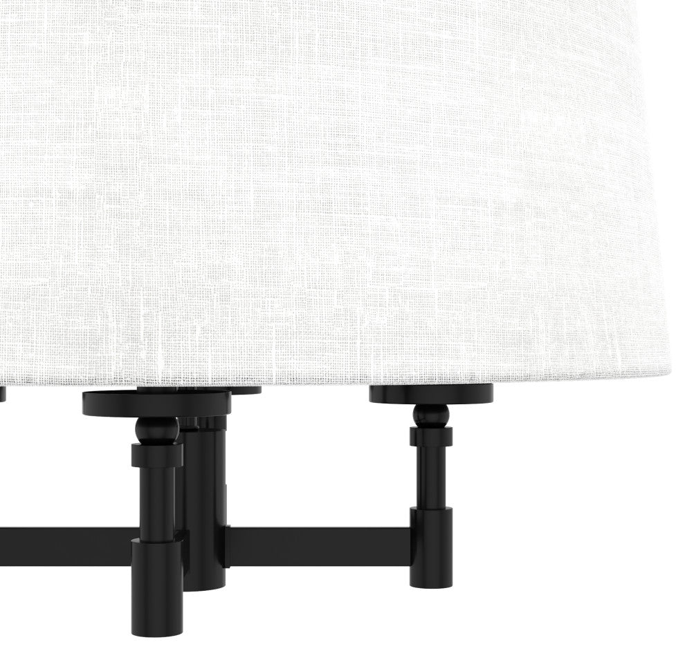 Briargrove Matte Black 4 Light Chandelier Ceiling