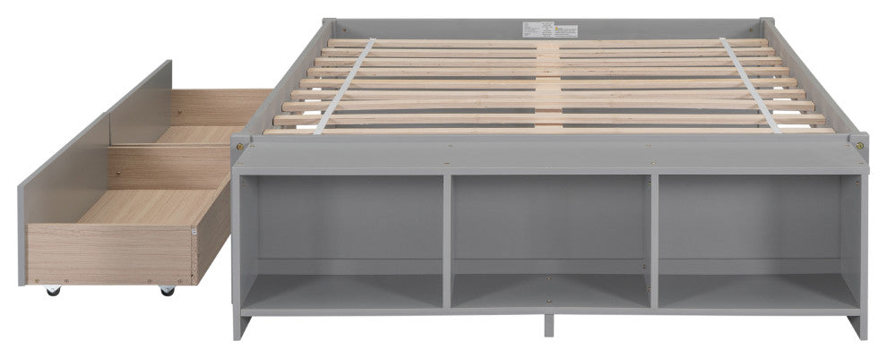 Gewnee Full Size Bed with Storage Case