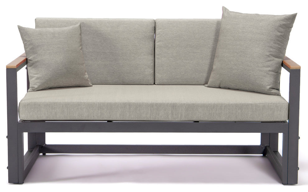 LeisureMod CSLW-80R Chelsea Sectional Adjustable Headrest&Coffee Table Cushions