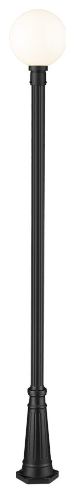 Z-Lite 597PHB-519P Laurent 110" Tall Post Light - Black