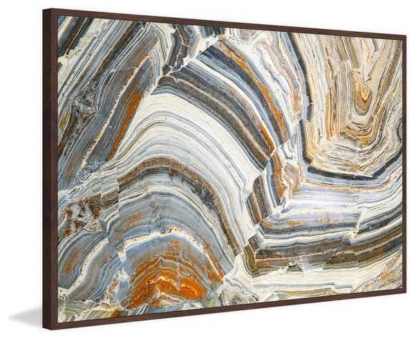 "Visual Conception of Creation" Floater Framed Painting Print on Canvas, 45"x30"