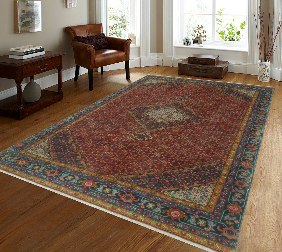 Semi-Antique Sezim Red Rug